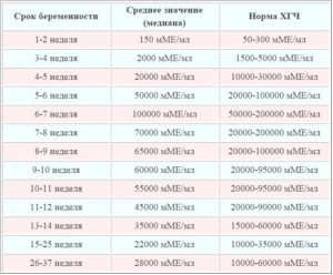 Хгч на 10 неделе беременности 191000