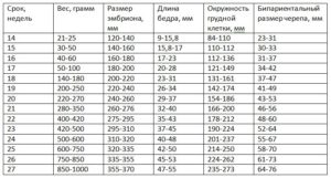 Вес ребенка в 33 недели беременности по узи норма