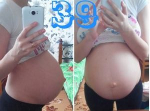 39 неделя беременности живот каменеет и отпускает что это значит