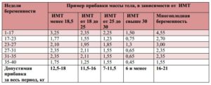 24 Неделя беременности прибавка весе норма