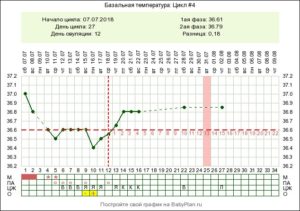 36 9 базальная температура после овуляции