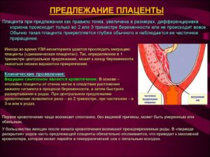 Краевое предлежание хориона 12 недель что это