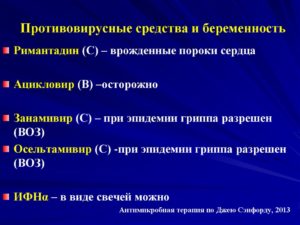 Какие Можно Пить Противовирусные При Беременности