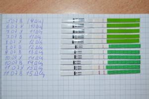 Сколько дней тест на овуляцию показывает положительный результат