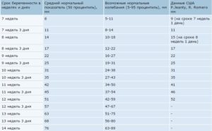 Ктр плода 5 неделе