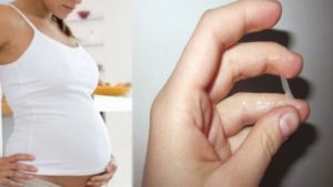 Белые выделения на 21 неделе беременности
