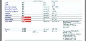 Билирубин общий при беременности норма