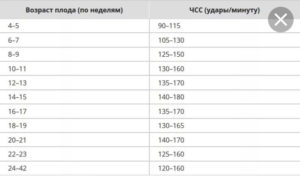 Сердцебиение плода 39 неделе беременности