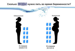 Сколько воды нужно пить во время беременности