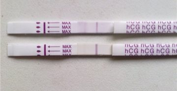 Может ли тест на беременность показать беременность во время месячных
