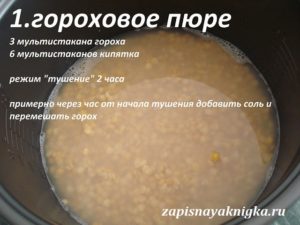 Пропорции Воды И Гороха Для Гороховой Каши