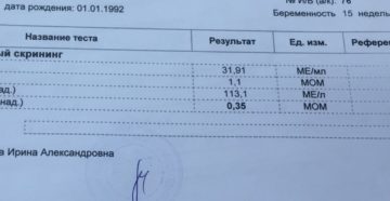 Анализы на 16 неделе беременности