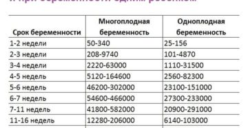 Хгч на 10 неделе беременности 191000
