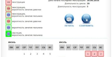 Определить овуляцию онлайн калькулятор для зачатия девочки