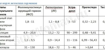 Фсг при климаксе норма таблица